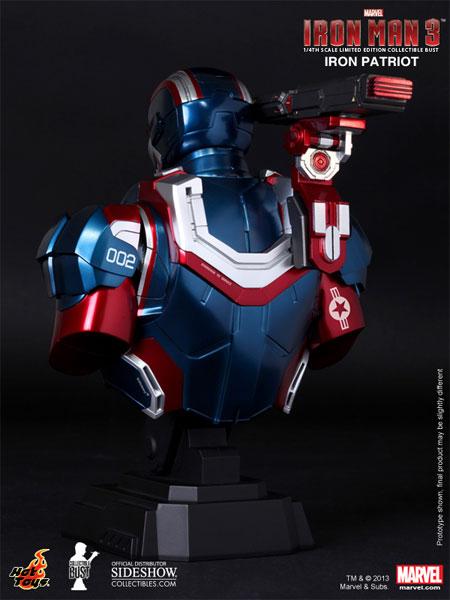 HOT TOYS - IRON MAN 3 IRON PATRIOT BUST