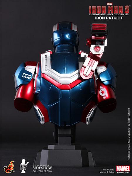 HOT TOYS - IRON MAN 3 IRON PATRIOT BUST