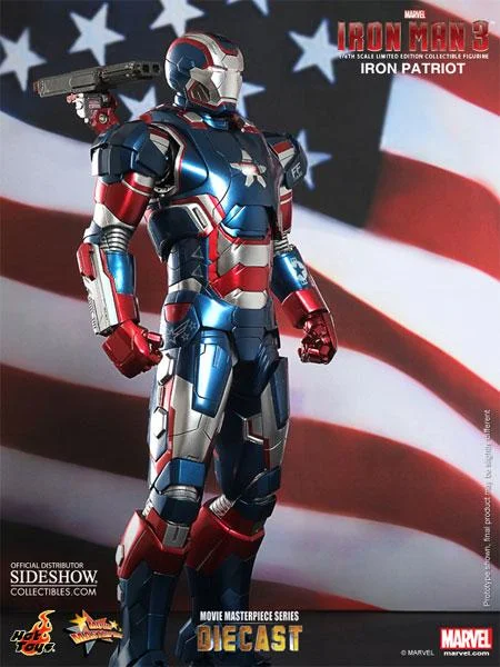1/6 HOT TOYS - IRON MAN IRON PATRIOT DIE CAST