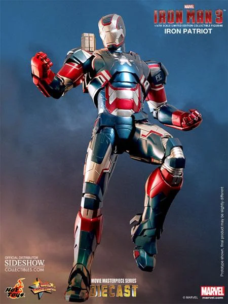 1/6 HOT TOYS - IRON MAN IRON PATRIOT DIE CAST