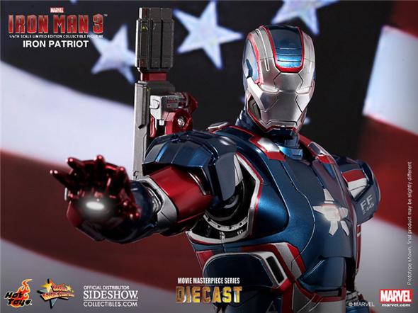 1/6 HOT TOYS - IRON MAN IRON PATRIOT DIE CAST