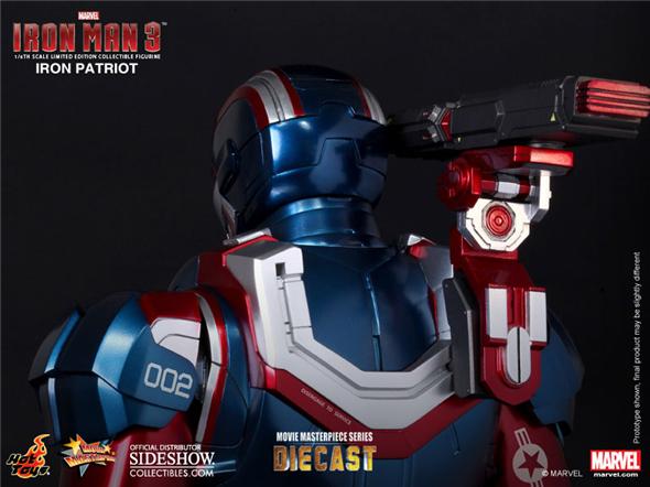 1/6 HOT TOYS - IRON MAN IRON PATRIOT DIE CAST