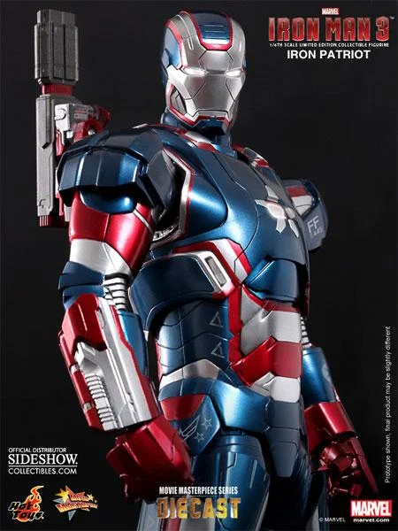 1/6 HOT TOYS - IRON MAN IRON PATRIOT DIE CAST