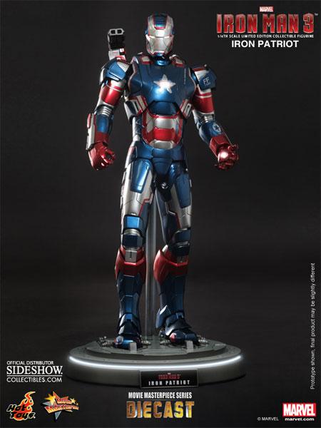 1/6 HOT TOYS - IRON MAN IRON PATRIOT DIE CAST
