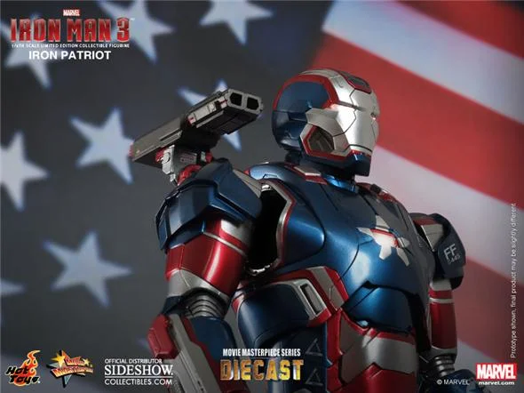 1/6 HOT TOYS - IRON MAN IRON PATRIOT DIE CAST