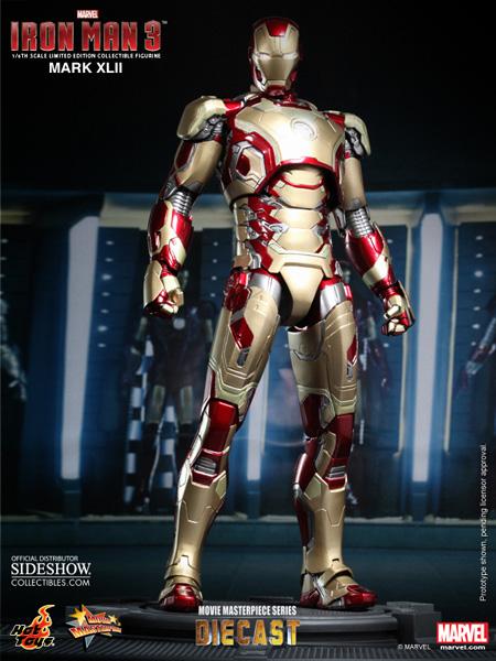 1/6 HOT TOYS - IRON MAN MARK 42 DIE-CAST