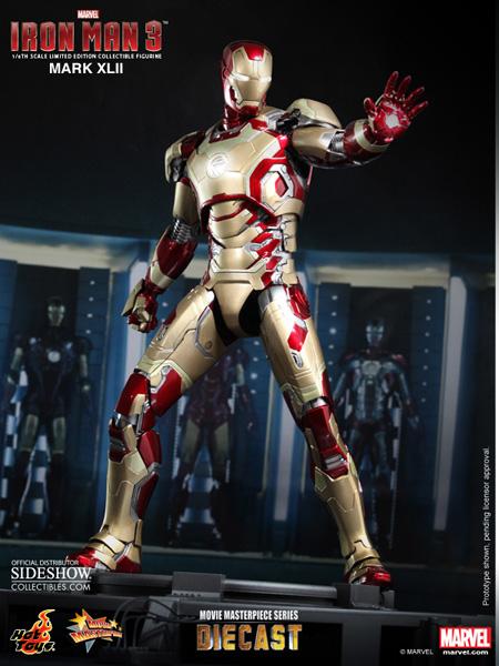 1/6 HOT TOYS - IRON MAN MARK 42 DIE-CAST