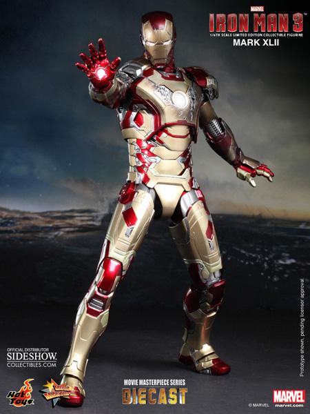 1/6 HOT TOYS - IRON MAN MARK 42 DIE-CAST
