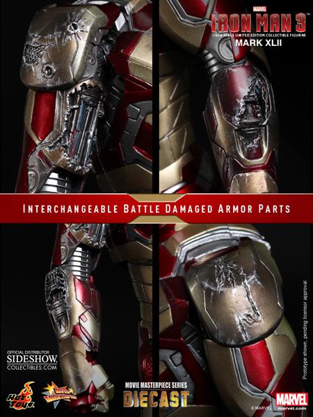 1/6 HOT TOYS - IRON MAN MARK 42 DIE-CAST