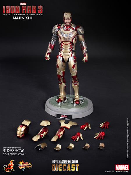 1/6 HOT TOYS - IRON MAN MARK 42 DIE-CAST