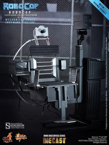 1/6 HOT TOYS - ROBOCOP WITH MECHA CHAIR DIE CAST