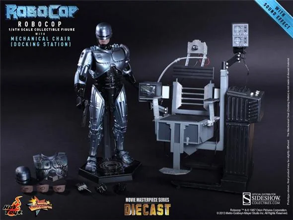 1/6 HOT TOYS - ROBOCOP WITH MECHA CHAIR DIE CAST