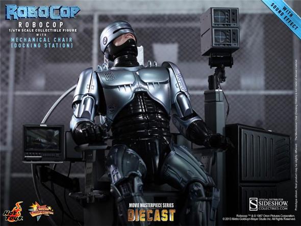 1/6 HOT TOYS - ROBOCOP WITH MECHA CHAIR DIE CAST