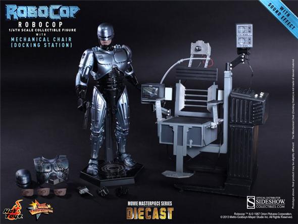 1/6 HOT TOYS - ROBOCOP WITH MECHA CHAIR DIE CAST