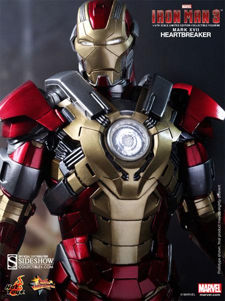 1/6 HOT TOYS - IRON MAN MARK 17 HEARTBRAKER