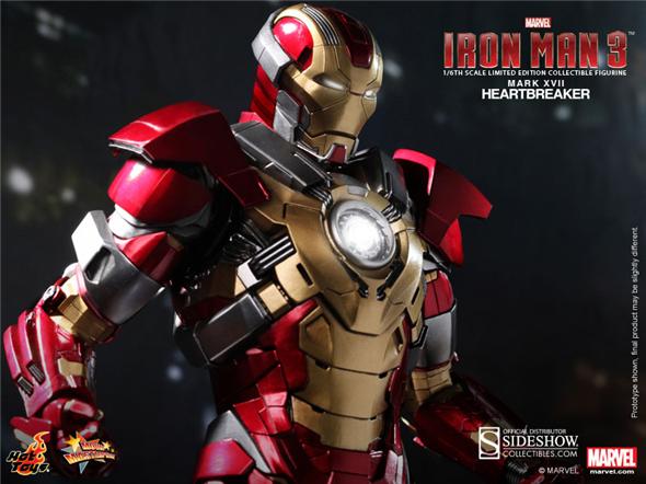 1/6 HOT TOYS - IRON MAN MARK 17 HEARTBRAKER