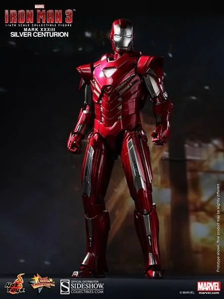 1/6 HOT TOYS - IRON MAN MARK 33 SILVER CENTURION