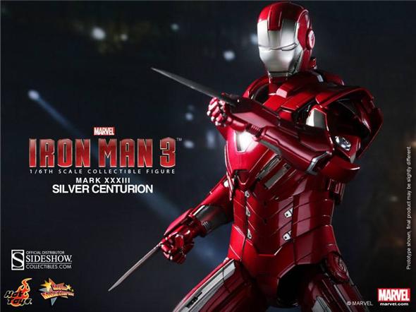 1/6 HOT TOYS - IRON MAN MARK 33 SILVER CENTURION