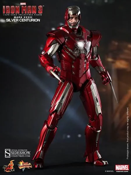 1/6 HOT TOYS - IRON MAN MARK 33 SILVER CENTURION