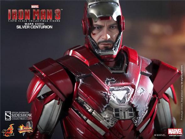 1/6 HOT TOYS - IRON MAN MARK 33 SILVER CENTURION