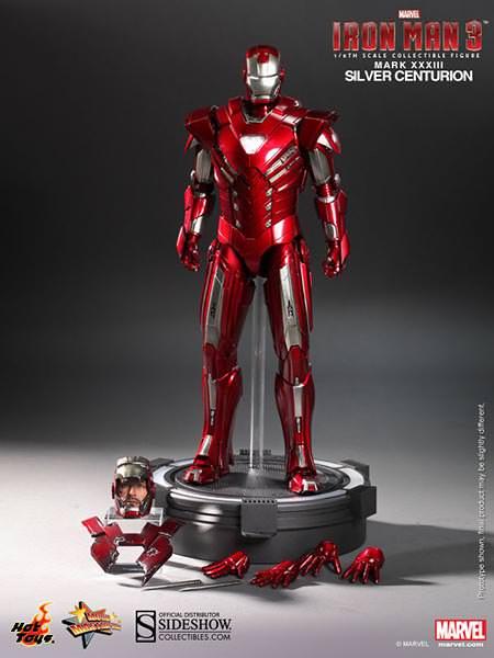 1/6 HOT TOYS - IRON MAN MARK 33 SILVER CENTURION