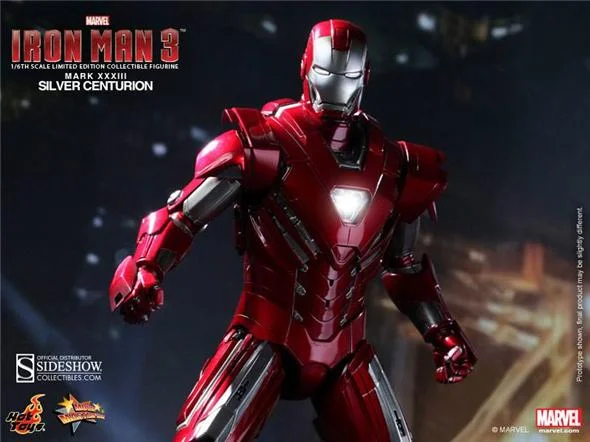 1/6 HOT TOYS - IRON MAN MARK 33 SILVER CENTURION