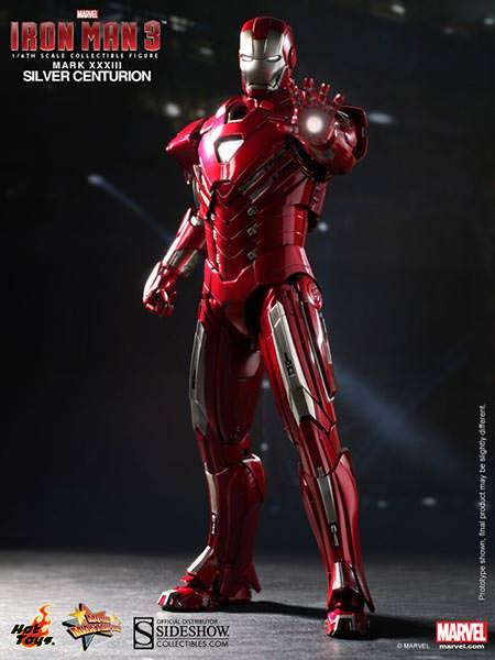 1/6 HOT TOYS - IRON MAN MARK 33 SILVER CENTURION