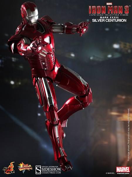 1/6 HOT TOYS - IRON MAN MARK 33 SILVER CENTURION
