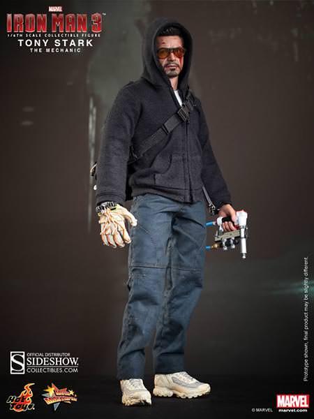 1/6 HOT TOYS - IRON MAN TONY STARK THE MECHANIC