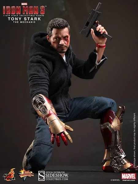 1/6 HOT TOYS - IRON MAN TONY STARK THE MECHANIC