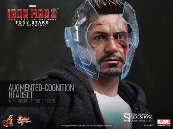 1/6 HOT TOYS - IRON MAN TONY STARK THE MECHANIC