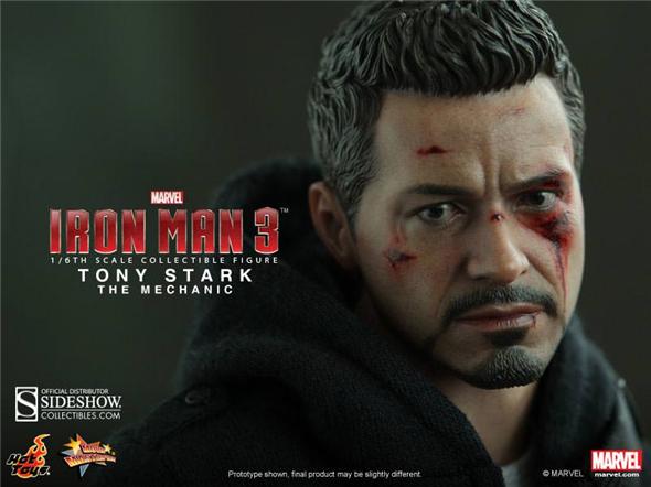 1/6 HOT TOYS - IRON MAN TONY STARK THE MECHANIC