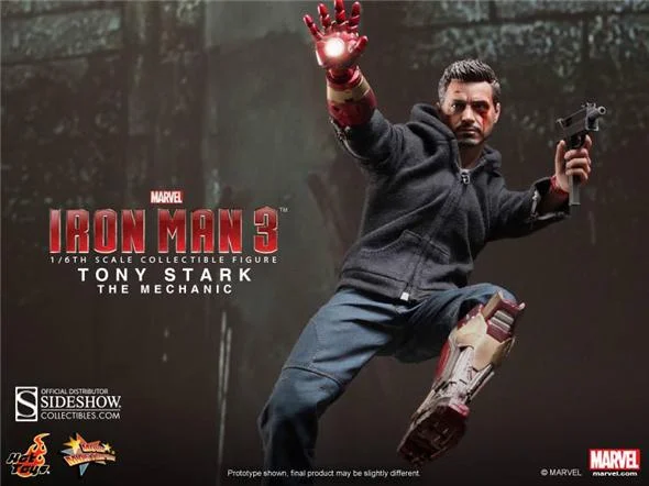1/6 HOT TOYS - IRON MAN TONY STARK THE MECHANIC