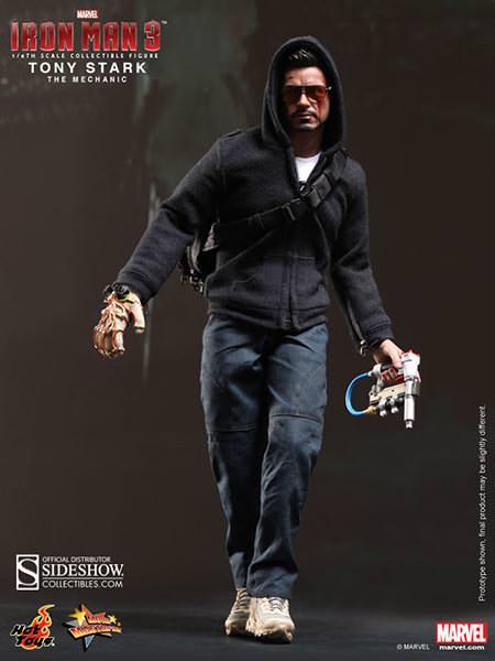 1/6 HOT TOYS - IRON MAN TONY STARK THE MECHANIC