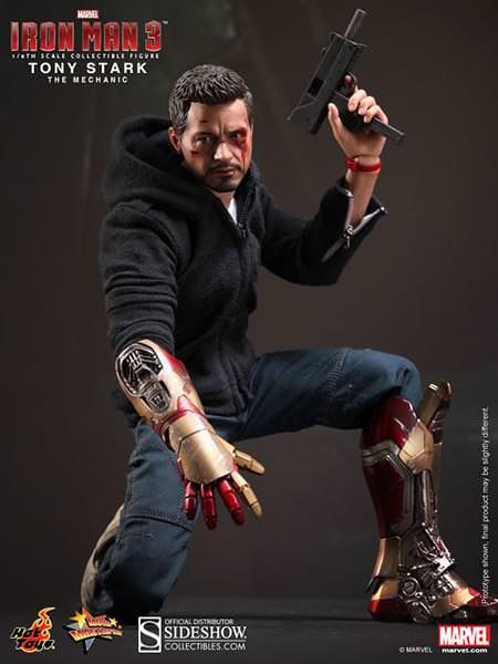 1/6 HOT TOYS - IRON MAN TONY STARK THE MECHANIC