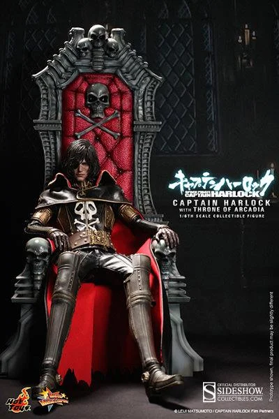 1/6 HOT TOYS -  CAPTAIN HARLOCK WITH THRONE OF ARCADIA