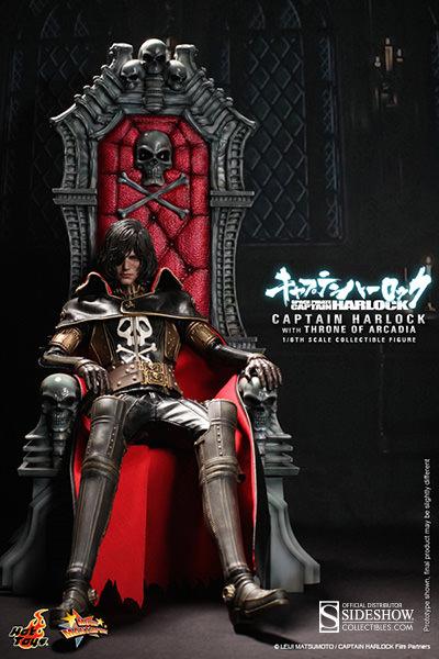 1/6 HOT TOYS -  CAPTAIN HARLOCK WITH THRONE OF ARCADIA