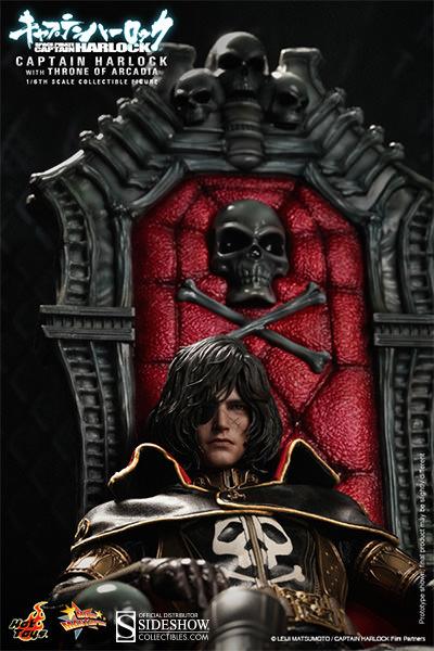 1/6 HOT TOYS -  CAPTAIN HARLOCK WITH THRONE OF ARCADIA