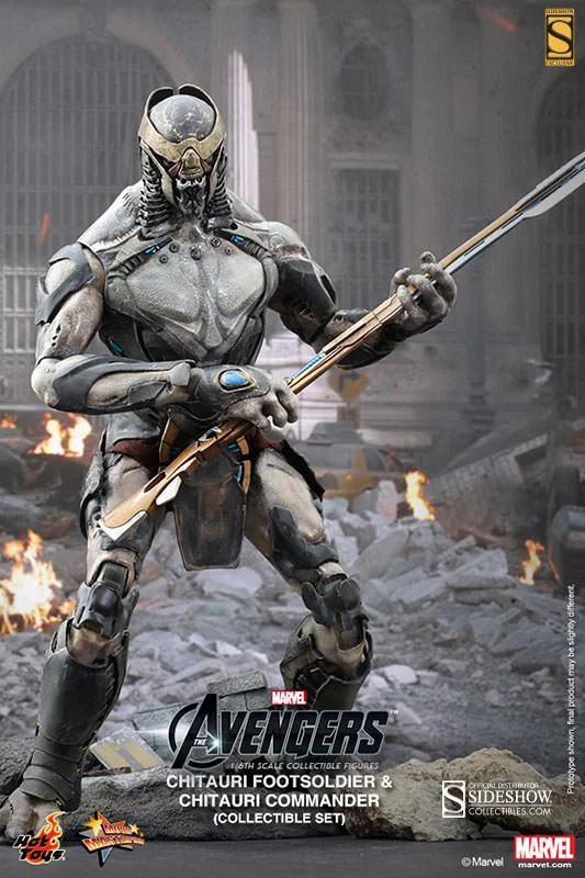 1/6 HOT TOYS - AVENGERS CHITAURI COMMANDER  SOLDIER SET