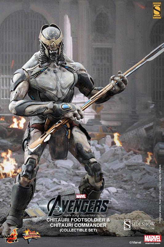 1/6 HOT TOYS - AVENGERS CHITAURI COMMANDER  SOLDIER SET