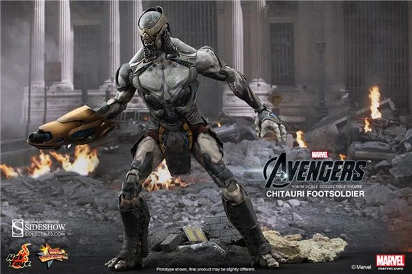1/6 HOT TOYS - AVENGERS CHITAURI FOOTSOLDIER