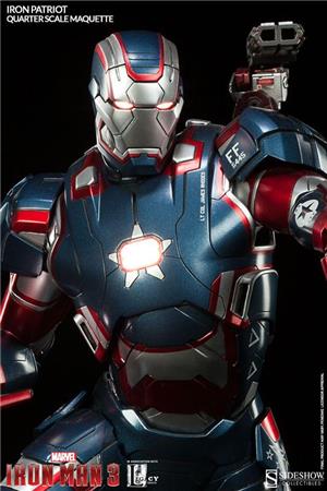 1/4 SIDESHOW MAQUETTE IRON PATRIOT 