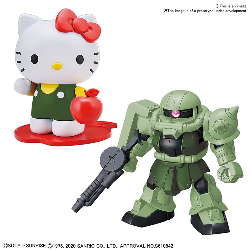 SD CROSS SILHOUETTE HELLO KITTY ZAKU 2