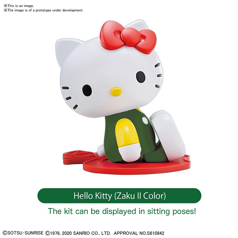 SD CROSS SILHOUETTE HELLO KITTY ZAKU 2