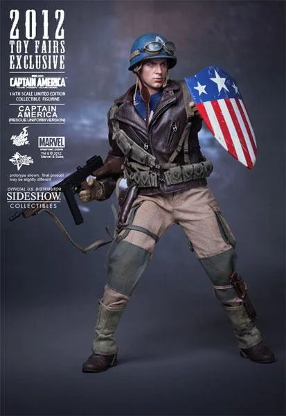 1/6 HOT TOYS - CAPTAIN AMERICA RESCUE CAP EXCLUSIVE