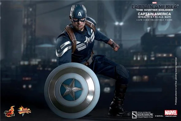 1/6 HOT TOYS - CAPTAIN AMERICA STEALTH S.T.R.I.K.E. & STEVE ROGERS