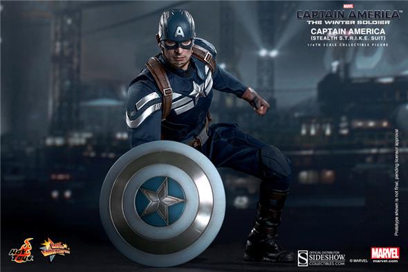 1/6 HOT TOYS - CAPTAIN AMERICA STEALTH S.T.R.I.K.E. & STEVE ROGERS
