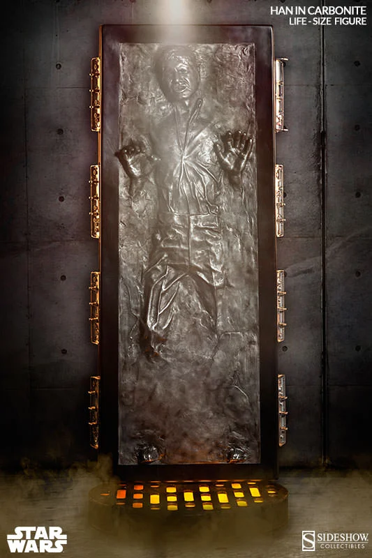 STAR WARS HAN SOLO IN CARBONITE LIFE SIZE