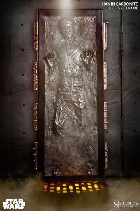 STAR WARS HAN SOLO IN CARBONITE LIFE SIZE