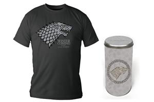 T-SHIRT GAME OF THRONES STARK MAP BOY DLX  /  TAGLIA S